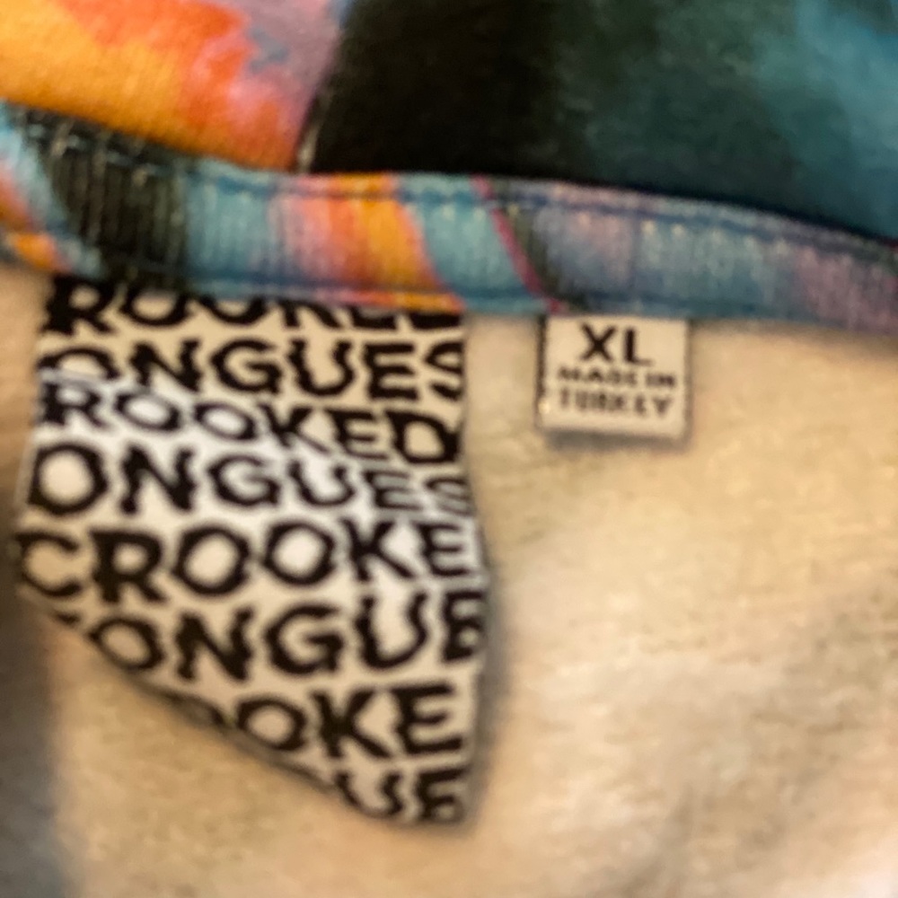 Crooked Tongues Tie Dye Hoodie (XL) - Picture 7 of 7